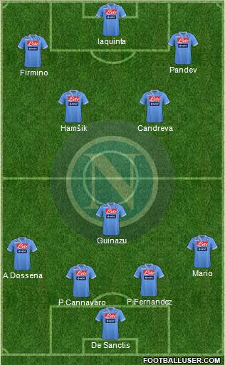 Napoli Formation 2013