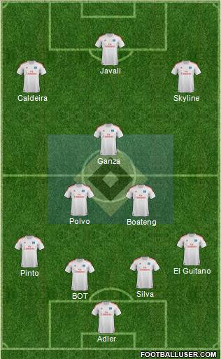 Hamburger SV Formation 2013
