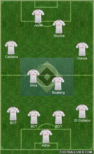 Hamburger SV Formation 2013