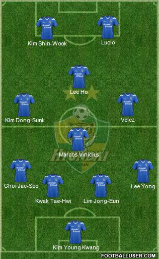 Ulsan Hyundai Formation 2013