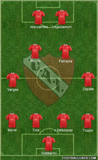 Independiente Formation 2013