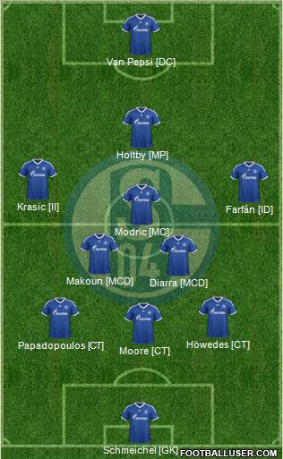 FC Schalke 04 Formation 2013