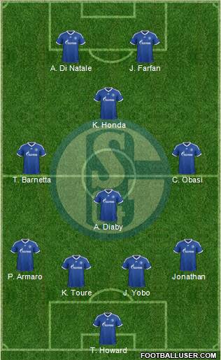FC Schalke 04 Formation 2013