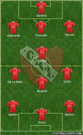 Independiente Formation 2013