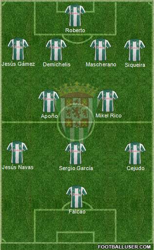 Córdoba C.F., S.A.D. Formation 2013