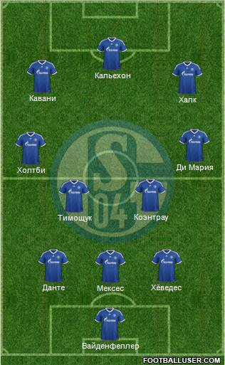 FC Schalke 04 Formation 2013