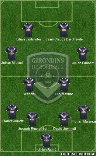 FC Girondins de Bordeaux Formation 2013
