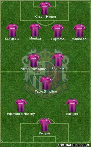 Cerezo Osaka Formation 2013