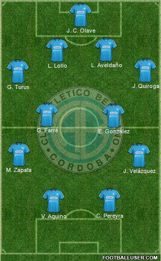 Belgrano de Córdoba Formation 2013