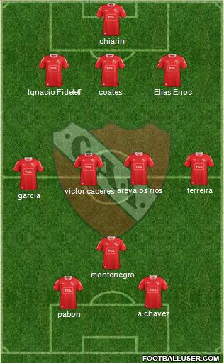 Independiente Formation 2013