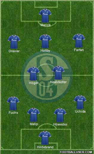 FC Schalke 04 Formation 2013