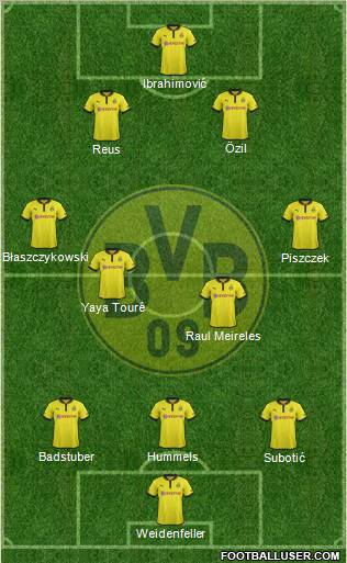 Borussia Dortmund Formation 2013