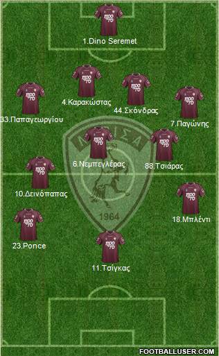 AE Larisa 1964 Formation 2013