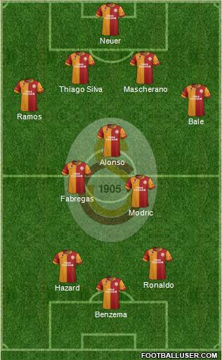 Galatasaray SK Formation 2013