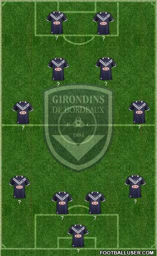 FC Girondins de Bordeaux Formation 2013