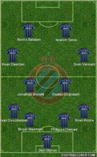 Club Brugge KV Formation 2013