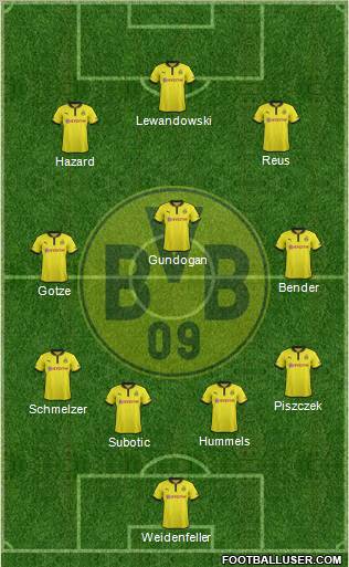 Borussia Dortmund Formation 2013
