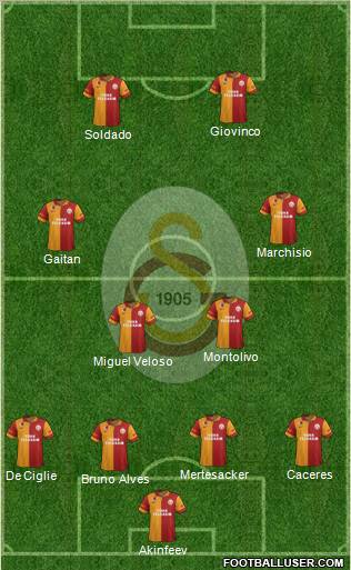Galatasaray SK Formation 2013