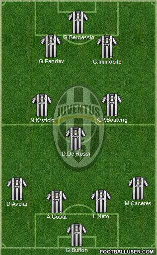 Juventus Formation 2013