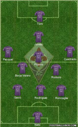 Fiorentina Formation 2013