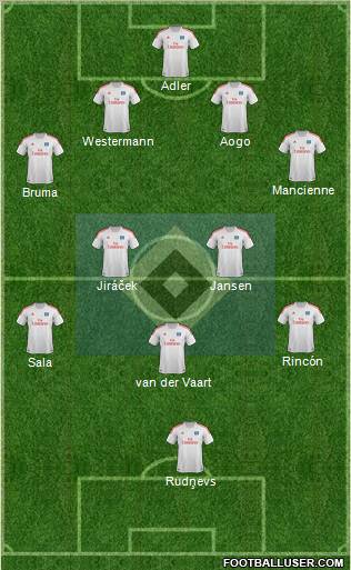 Hamburger SV Formation 2013