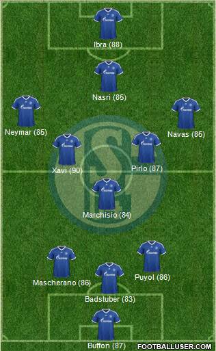 FC Schalke 04 Formation 2013