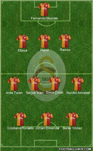 Galatasaray SK Formation 2013