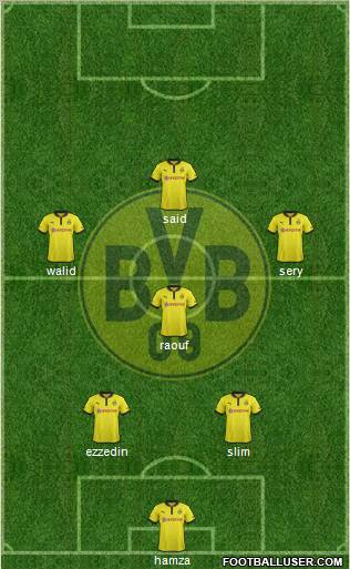 Borussia Dortmund Formation 2013