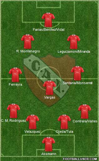 Independiente Formation 2013