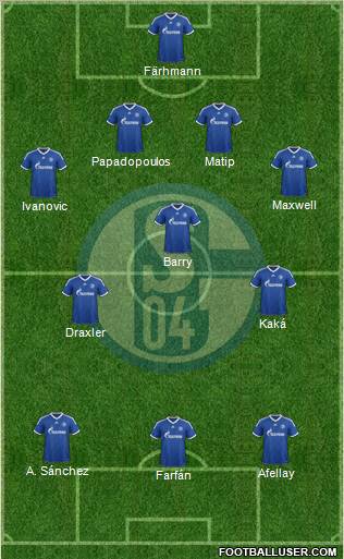 FC Schalke 04 Formation 2013