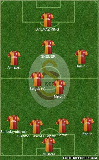 Galatasaray SK Formation 2013