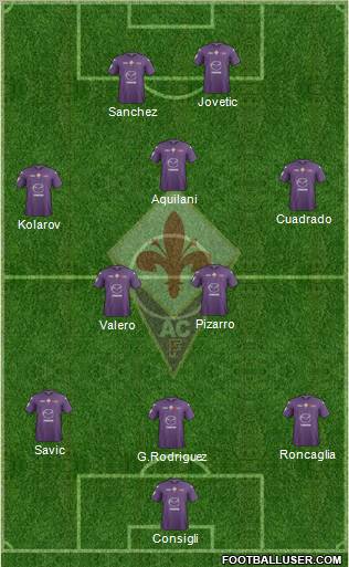Fiorentina Formation 2013