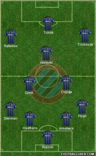 Club Brugge KV Formation 2013