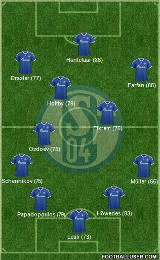 FC Schalke 04 Formation 2013