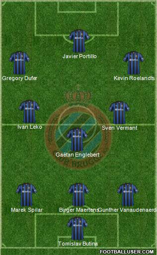 Club Brugge KV Formation 2013