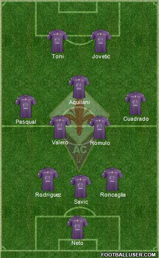 Fiorentina Formation 2013