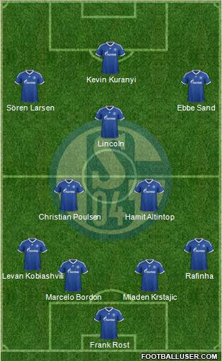 FC Schalke 04 Formation 2013
