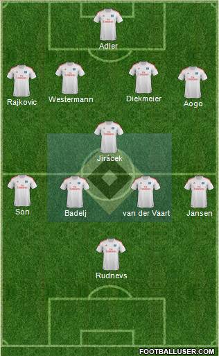 Hamburger SV Formation 2013