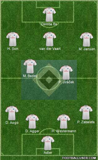 Hamburger SV Formation 2013