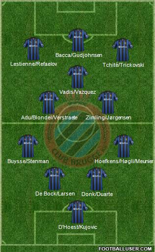 Club Brugge KV Formation 2013