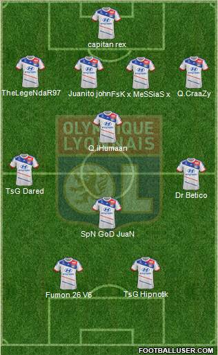 Olympique Lyonnais Formation 2013