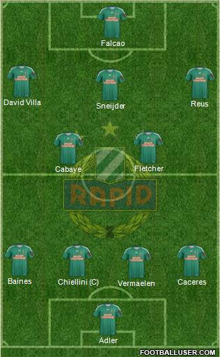 SK Rapid Wien Formation 2013