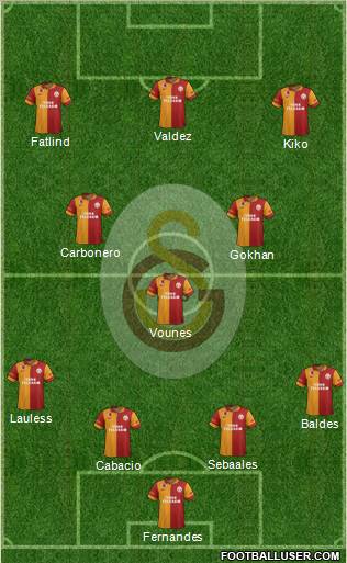 Galatasaray SK Formation 2013