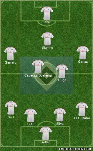 Hamburger SV Formation 2013