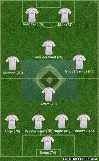 Hamburger SV Formation 2013
