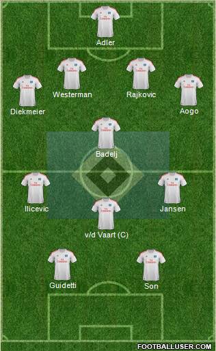 Hamburger SV Formation 2013