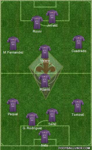 Fiorentina Formation 2013
