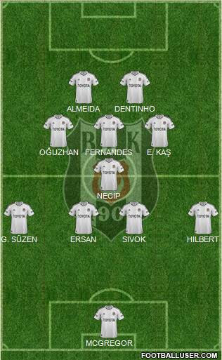 Besiktas JK Formation 2013