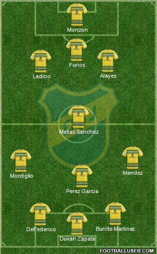Defensa y Justicia Formation 2013