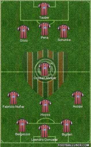 Chacarita Juniors Formation 2013
